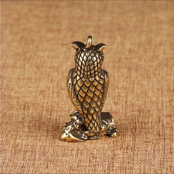 Collectible Brass OWL pendant - Picture 7 of 8